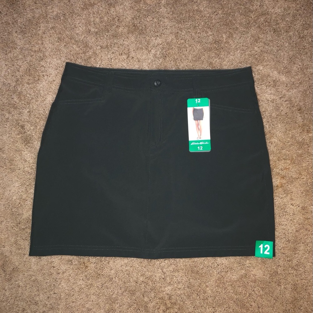 Eddie Bauer Dark Olive Green Skort Size 12 New